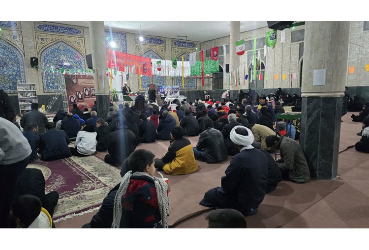 سخرانی یادواره شهدا بخش راین